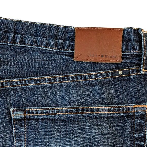 Lucky Brand Denim 221 Original Straight Leg Jeans Size W33/L32 Preowned - Picture 4 of 4